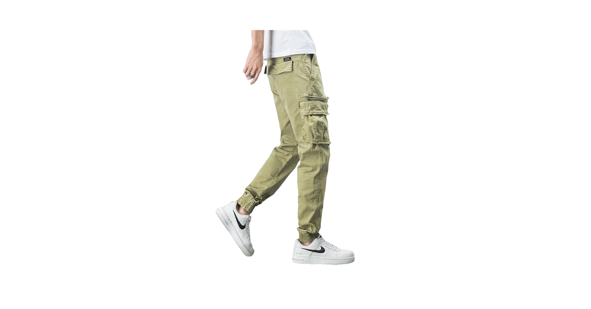 Mens Cargo Pants Side Pockets Hip Hop Joggers Japanese
